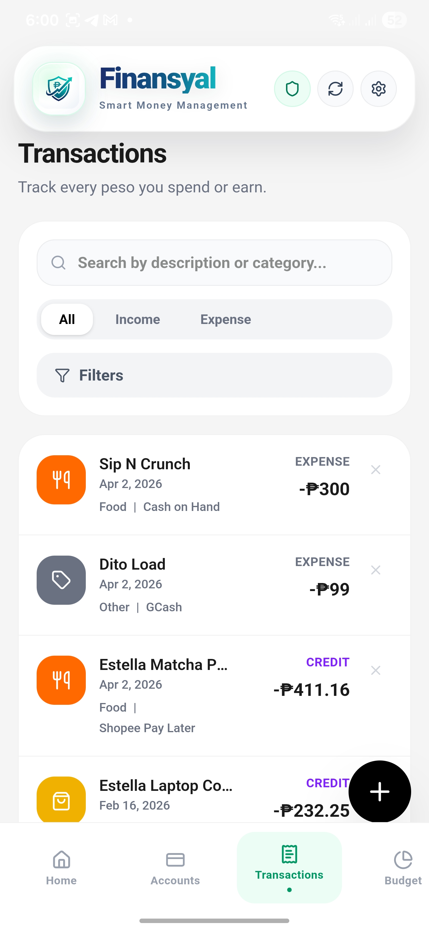 Transactions