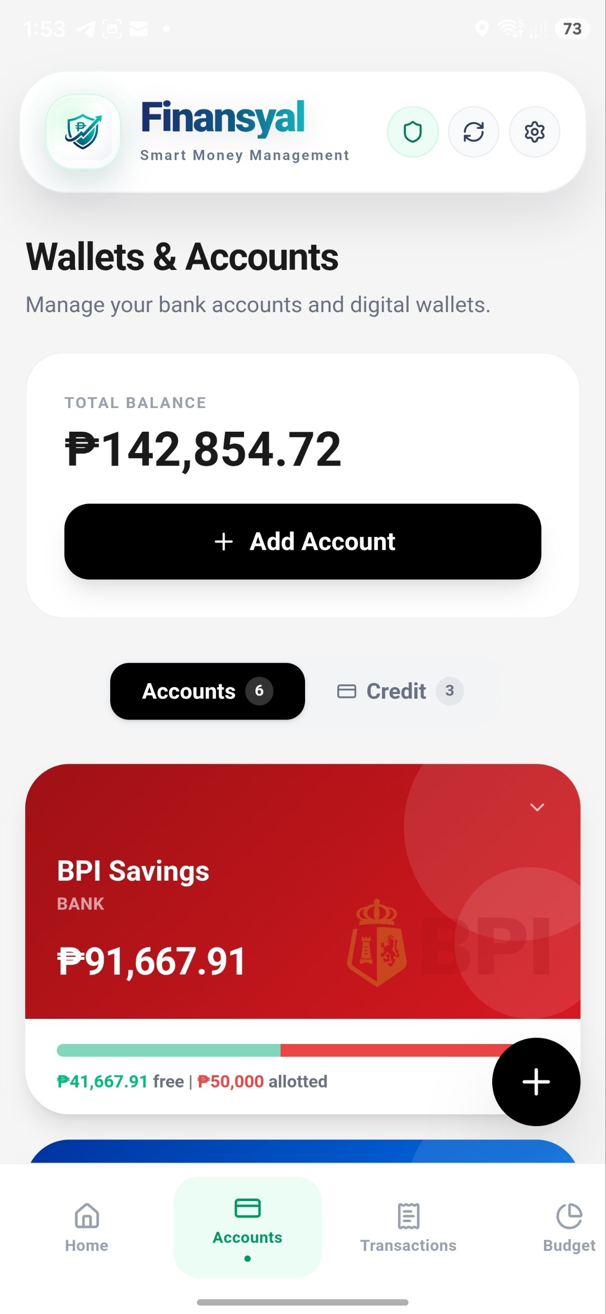 Updated wallets and accounts